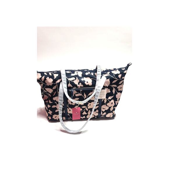 Kate Spade Jae Garden vine weekender tote bag and baby diaper bag matching set - Picture 2 of 16